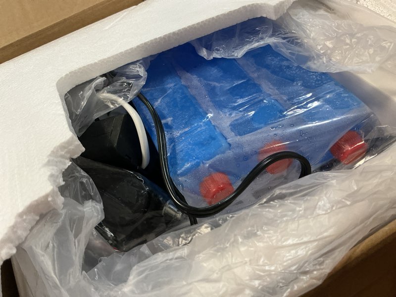 Condition photo showing As Is for portable air conditioners, 2.5 gal evaporative cooling fans that blow cold air, 3 speed portable ac unit, quiet swamp cooler w/timer & remote, windowless air conditioner for bedroom office garage white