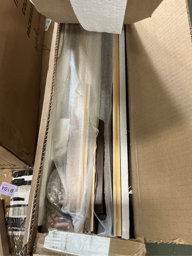 walker edison sloane 6-drawer groove handle solid wood dresser, 52 inch, walnut