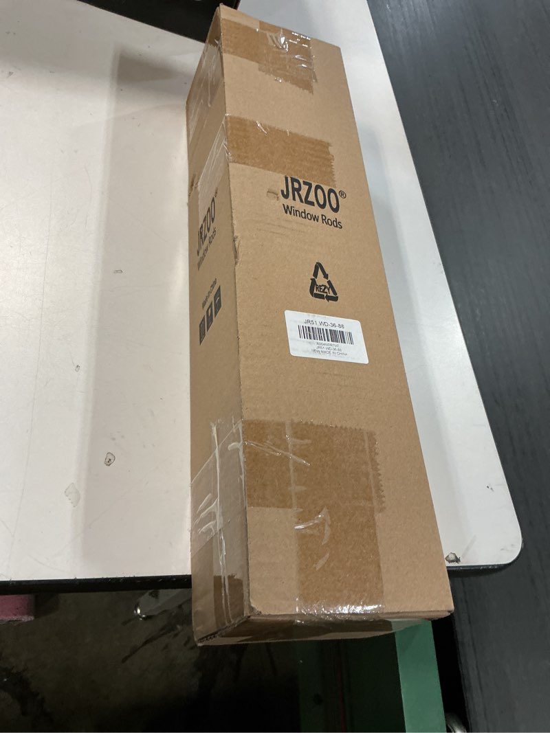 Condition photo showing New/Like New for Wood Curtain Rods for Windows 48–84 Inches, 1" Heavy Duty Adjustable Farmhouse Drapery Pole with Rustic Wood Grain Decorative Finials Walnut ?30-88?1 pack