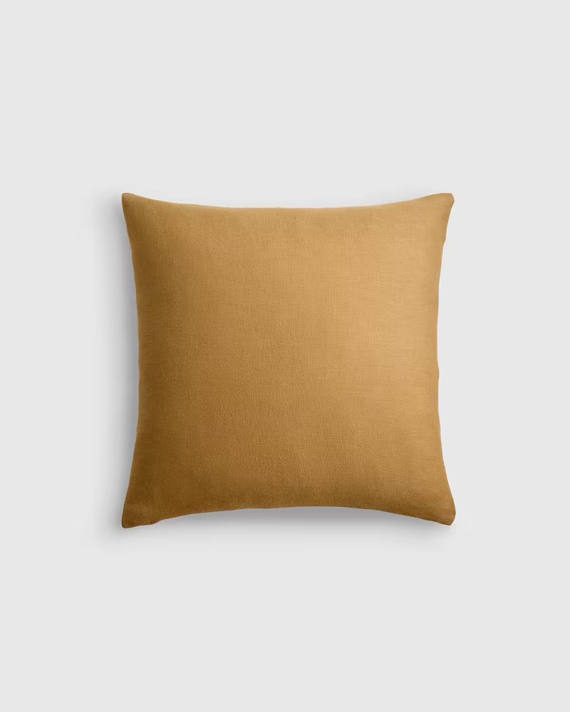 reversible linen bamboo pillow cover set 2 (20x20)