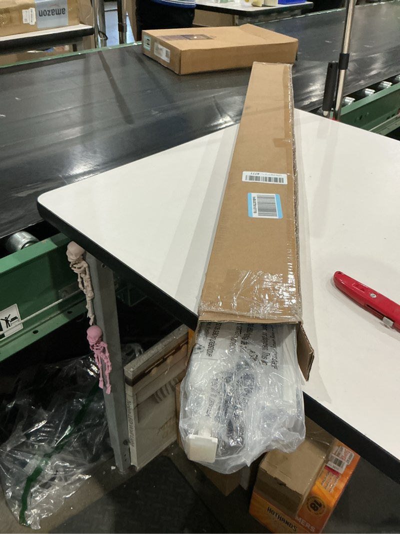 Condition photo showing New/Like New for LazBlinds No Tools No Drill Cordless Cellular Shades, Blackout Light Blocking Honeycomb Shades for Home, Thermal Insulation Blinds for Windows, 44" W x 64" H, White Blackout-white 44" W x 64" H