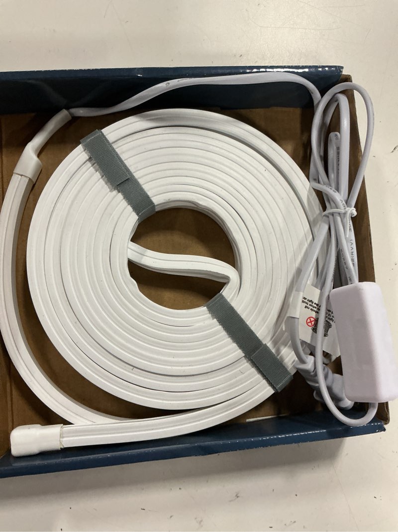 Condition photo showing New/Like New for led strip lights daylight white 6000k,16.4ft 110-120v neon rope lights,flexible silicone outdoor waterproof neon strip lights for bedroom,mirror,kitchen cabinet, living room,halloween decor daylight white 16.4ft