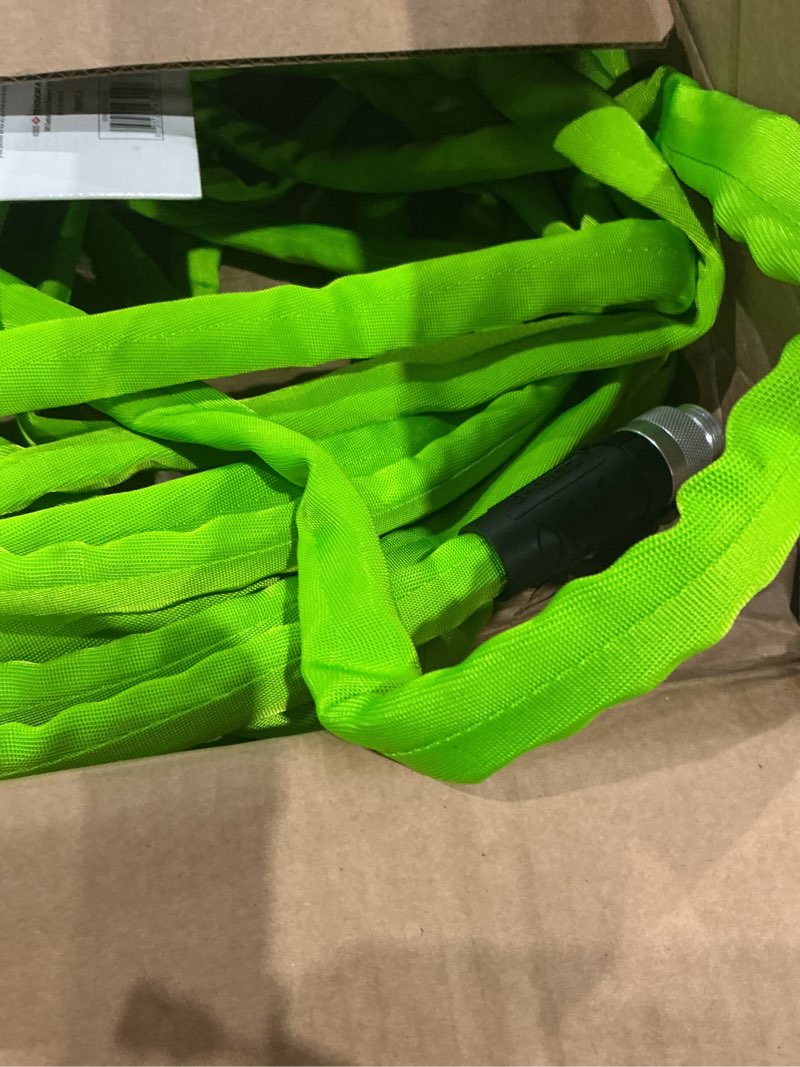 (used)zero-g pro teknor apex 3/4-in x 50-ft contractor -duty kink free woven green coiled hose