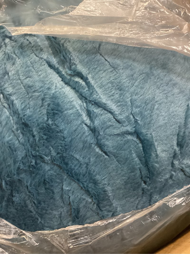Condition photo showing Good Condition for reading pillow large bed pillow,backrest pillow with arms, back support pillow for sitting up in bed, couch for adults lounging bedrest,blue blue large