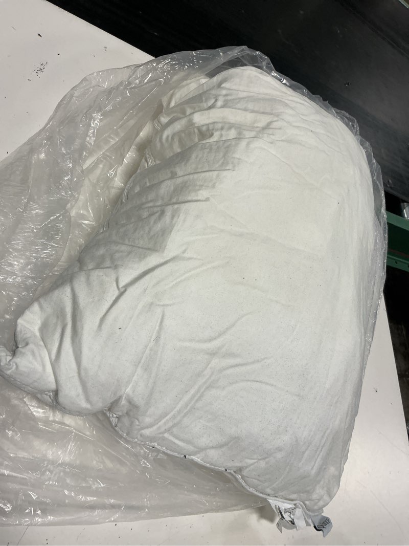 Condition photo showing As Is for premium down alternative pillow, standard, soft