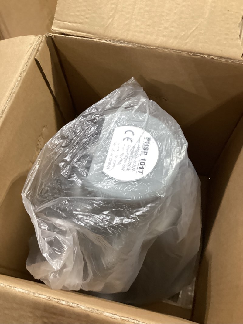 Condition photo showing Good Condition for pyle indoor outdoor pa horn speaker - 9.7 inch 20-watt power compact loud sound megaphone w/ 400hz-5khz frequency, 8 ohm, 70v transformer, mounting for 70v audio system - pylehome phsp101t (gray) grey 20-watt