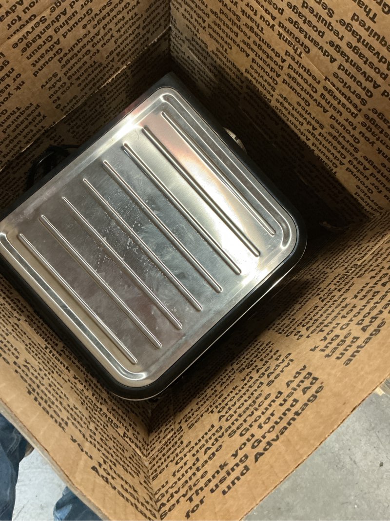 Condition photo showing As Is for Chefman CraftBrew Espresso Machine, 15-Bar Pump Digital Espresso Maker w/Steam Wand for Latte & Cappuccino, Compact Espresso Coffee Machine w/ 1.5L Removable Water Reservoir - Stainless Steel Automatic