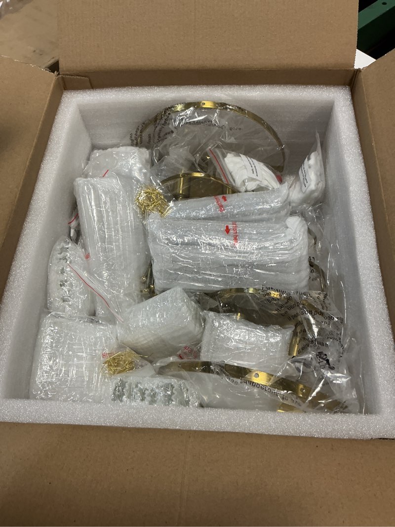 Condition photo showing New/Like New for modern crystal wall sconces gold wall sconce set of two bathroom vanity light fixtures bedside wall light for living room bedroom hallway foyer g9 bulbs