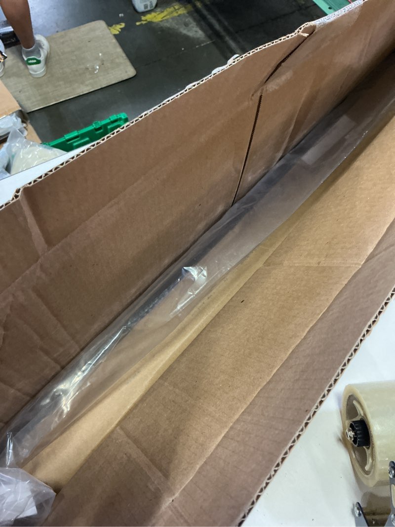 Condition photo showing Good Condition for replacement door bottom with vinyl fins 36" long 1 3/4" wide threshold seal bottom of door weatherstrip kerf weather stripping for 7/8" between barbs(2 pcs,black) 2 black