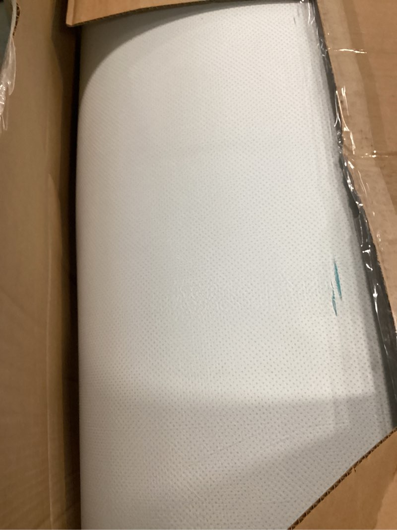 Condition photo showing As Is for 3 Inch Gel Memory Foam Mattress Topper King Size High Density Cooling Pad Pressure Relief Bed Topper