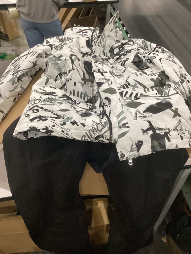 WOWULOVELY Men's Winter Snowsuit Waterproof Windproof Mountain Jacket and Pant Sets Insulated Snowbo