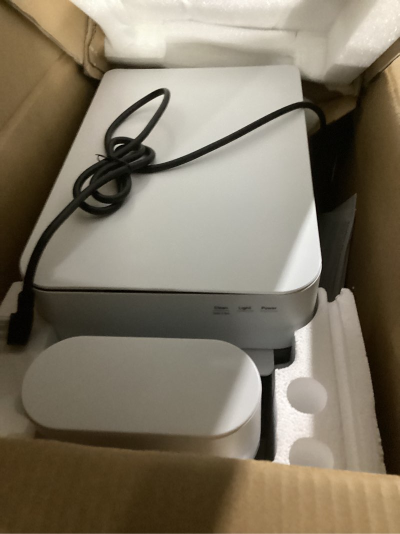 Condition photo showing New/Like New for ge profile opal 2.0 ultra nugget ice maker with side tank and scale inhibiting filter, scoop included, 38 lbs in 24 hours, pellet ice machine with wifi & smart connected, stone white