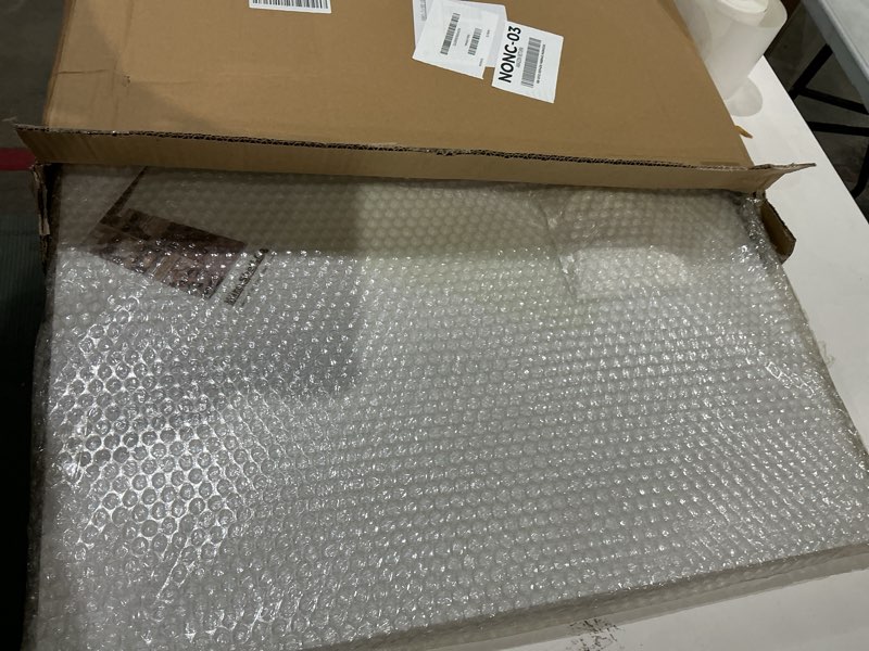 Condition photo showing Good Condition for 5pcs wire shelf covers for pantry, preventing leakage of items & removable, pvc wire rack covers for shelves closet kitchen (white, 24 x 12) white 24 x 12