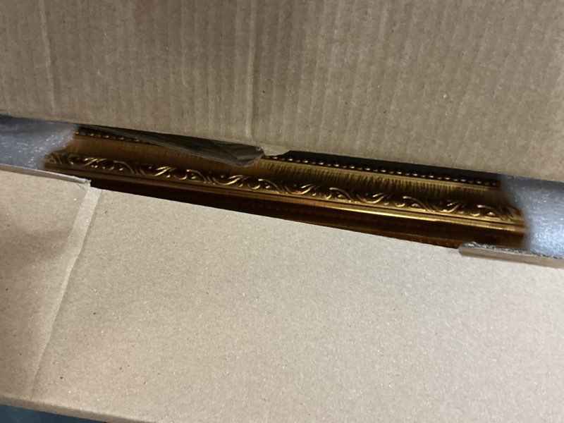 Condition photo showing Good Condition for splinterix 11x14 gold picture frame set of 2, ornate vintage 11x 14 photo frame for wall decor , 11 x 14 gold frames with real glass, display 8x10 pictures with mat or 11x14 without mat for antique déco gold picture frame 11x14