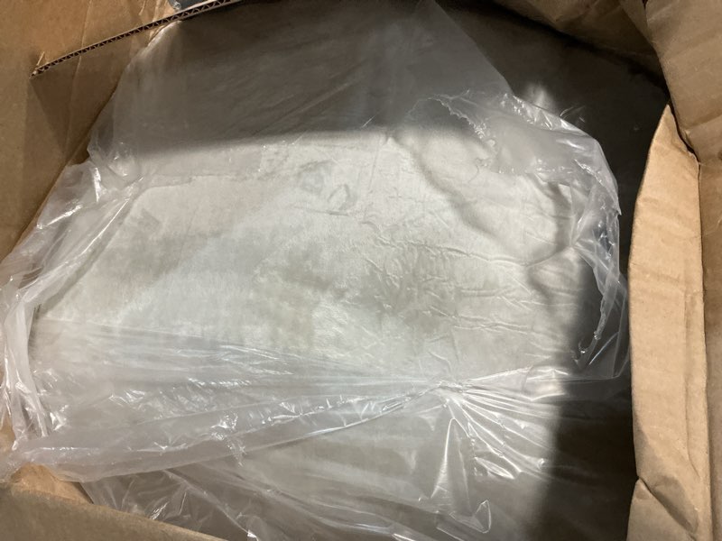 Condition photo showing Good Condition for MeMoreCool Square Floor Pillow for Adults and Kids, Large Meditation Cushion with Thick Foam and Washable Tufted Cover, 24-Inch Grey Seat for Sitting and Yoga 24 Inch Light Grey 1