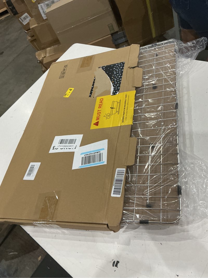 Condition photo showing New/Like New for kitchen sink grid and sink protectors 26" x 14 1/16", with rear drain stainless steel sink grids for bottom of kitchen sinks, for single bowl sinks(26" x 14 1/16" rear drain)