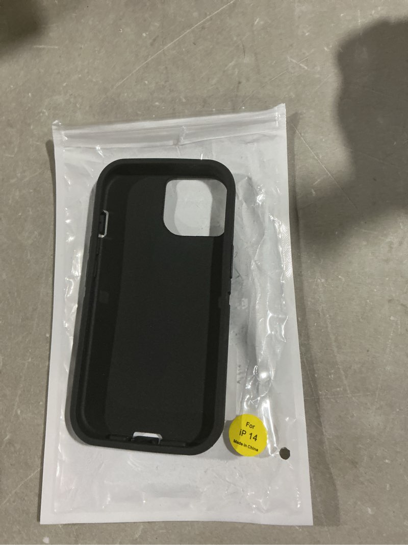 Condition photo showing Good Condition for replacement rubber outer skin compatible with iphone 14 otterbox defender series case (black)