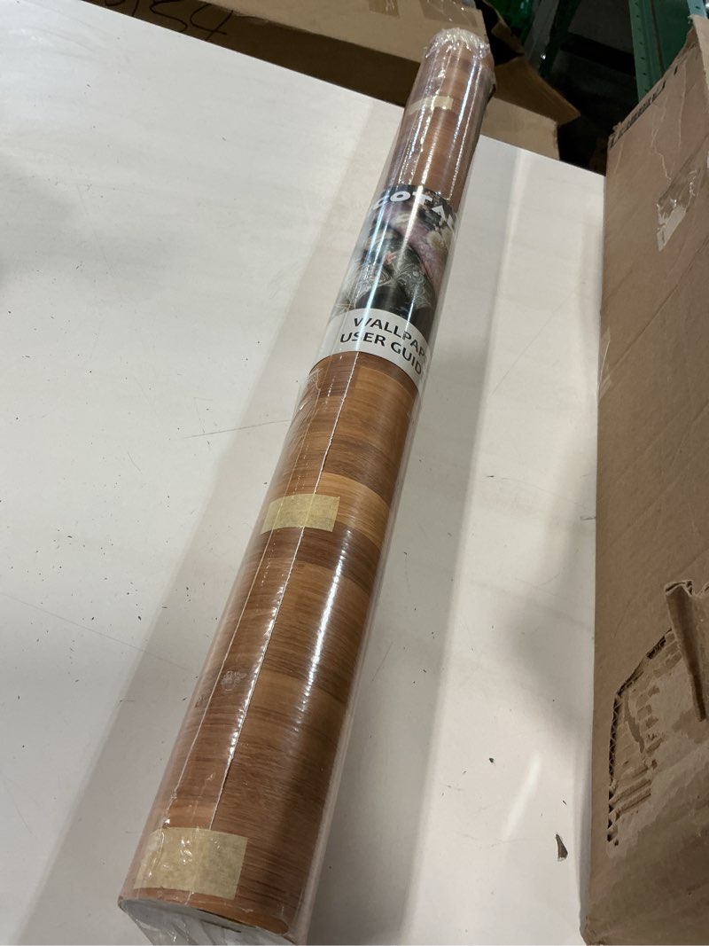Condition photo showing New/Like New for decotalk 30"x400" butcher block peel and stick countertop vinyl wrap waterproof wood contact paper for countertops butcher block countertop contact paper waterproof peel and stick woods vinyl wrap
