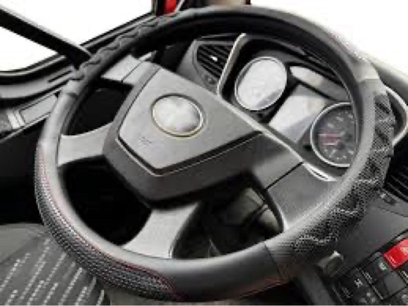 PINCTROT XL Size 17.5-18 Inch Comfy Grip Steering Wheel Cover for Semi Truck, Fits RV, Big Rig Truck