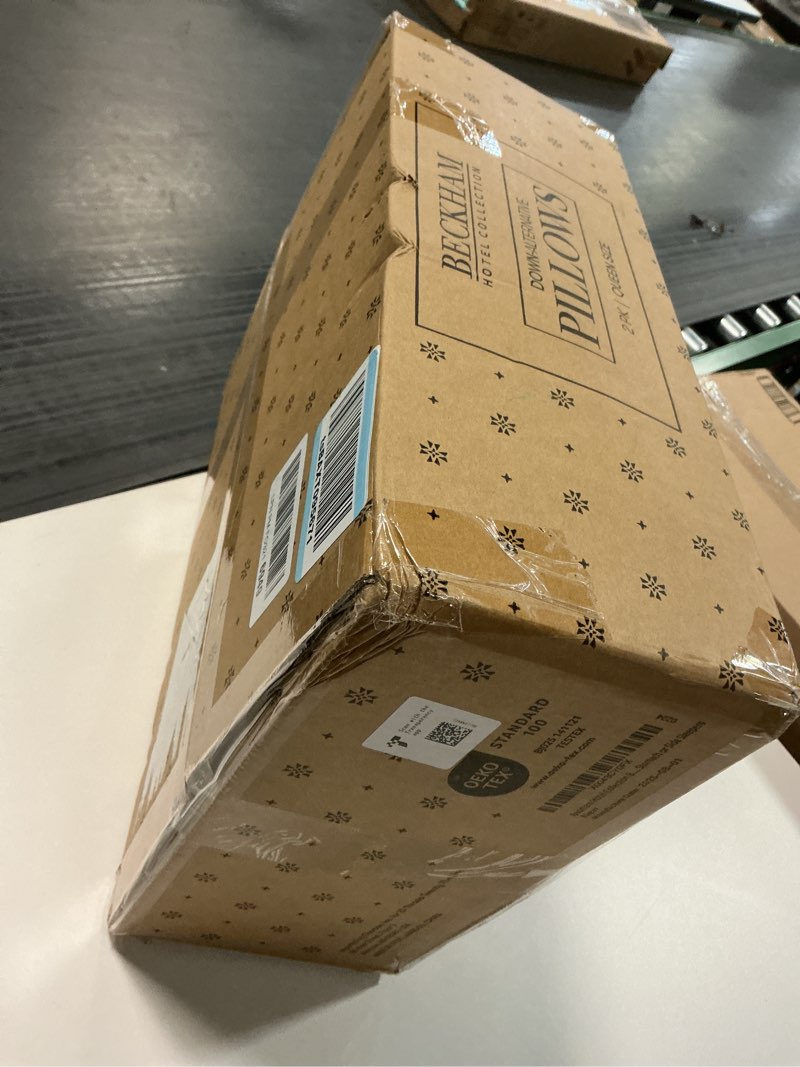 Condition photo showing New/Like New for Beckham Hotel Collection Bed Pillows Standard/Queen Size Set of 2 - Original Soft Down Alternative Pillow for Sleeping - Soft Support for Back, Stomach or Side Sleepers