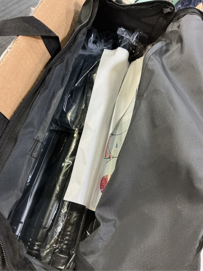 Condition photo showing Good Condition for white backdrop with stand for photoshoot, 5x6.5ft white photo backdrop with t shape background backdrop stand for photography, portable photo backdrop curtain stand kit w carrying bag 5 spring clamps 5 x 6.5 ft white