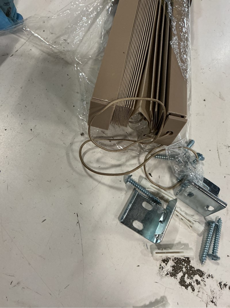 Condition photo showing As Is for dulepax rv blinds: 20" w x 24" l cappuccino rv pleated shades for camper, travel trailers, motorhome windows 20"w x 24"h