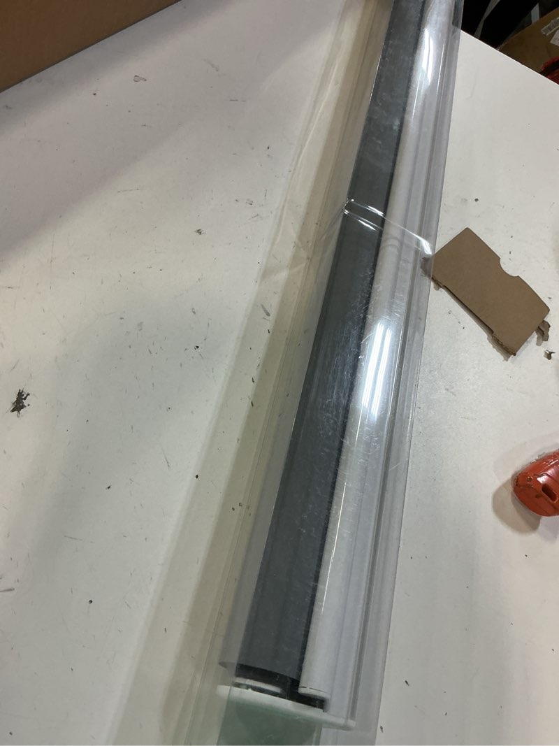 Condition photo showing Good Condition for cordless roller shades blackout blinds for windows room darkening rolled up shades with spring system, uv protection window shades door blinds for home and office (grey, 30" w x 72" h) grey 30"w x 72"h