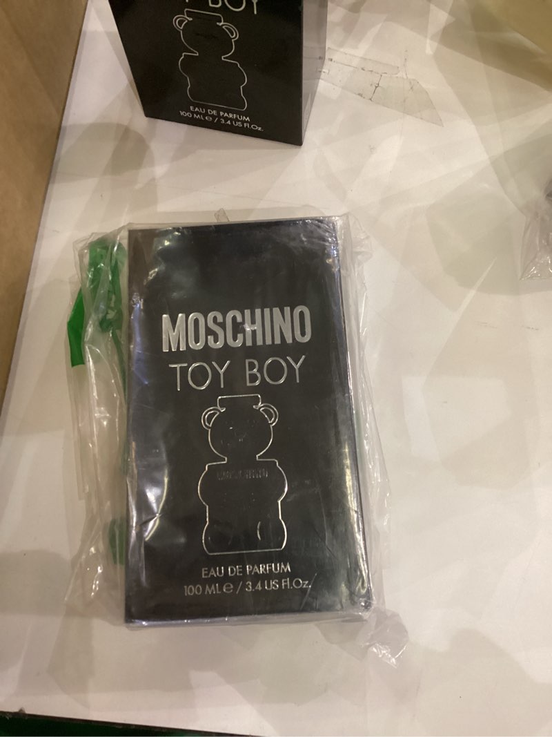 Condition photo showing New/Like New for Moschino toy boy cologne