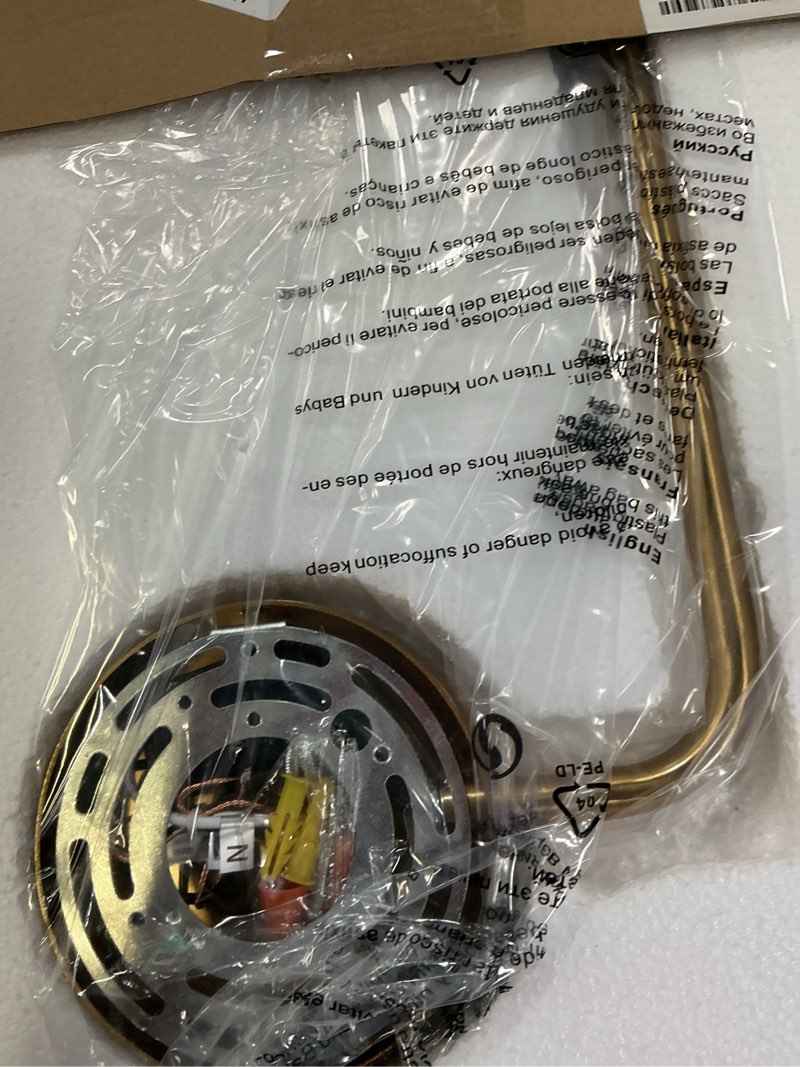 Condition photo showing New/Like New for zerouno wall mounted led reading light for bedroom hardwired wall sconce with switch on/off modern 3000k swing arm bedside wall mount lamp (antique bronze) gold