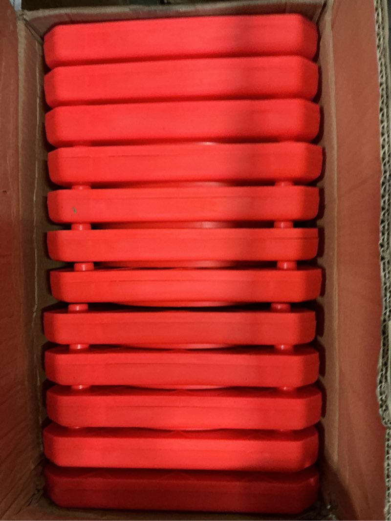 Condition photo showing New/Like New for tenkaiwick 28 inch 12 pack traffic cones, collapsible safety cones, multi purpose pop-up cones with reflective collar, orange cones for parking lot, driveway, driving training etc 28inch 12