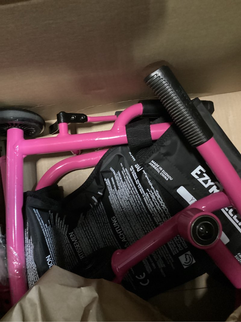 Condition photo showing As Is for ezyroller classic ride on scooter for kids ages 3+ pink