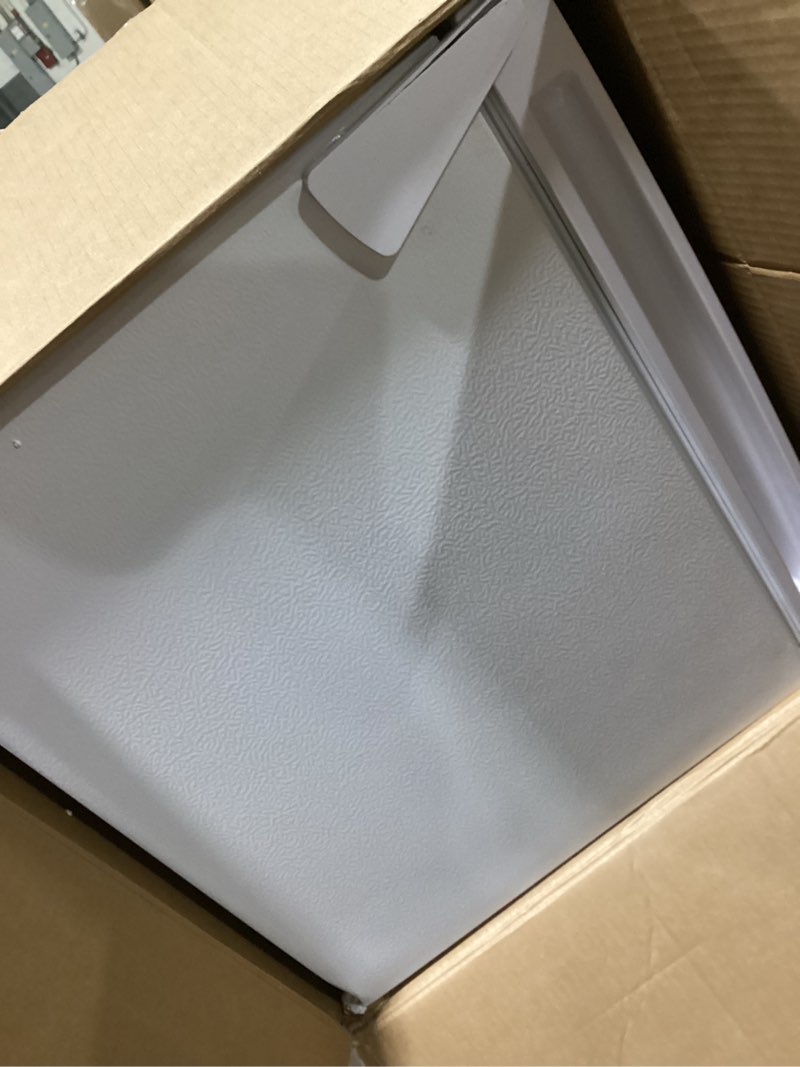 Condition photo showing Good Condition for Frigidaire EFR331-WHITE 3.2 Cu ft Eraser Board Mini Compact Dorm Fridge (White) 3.2 cu ft Fridge WHITE