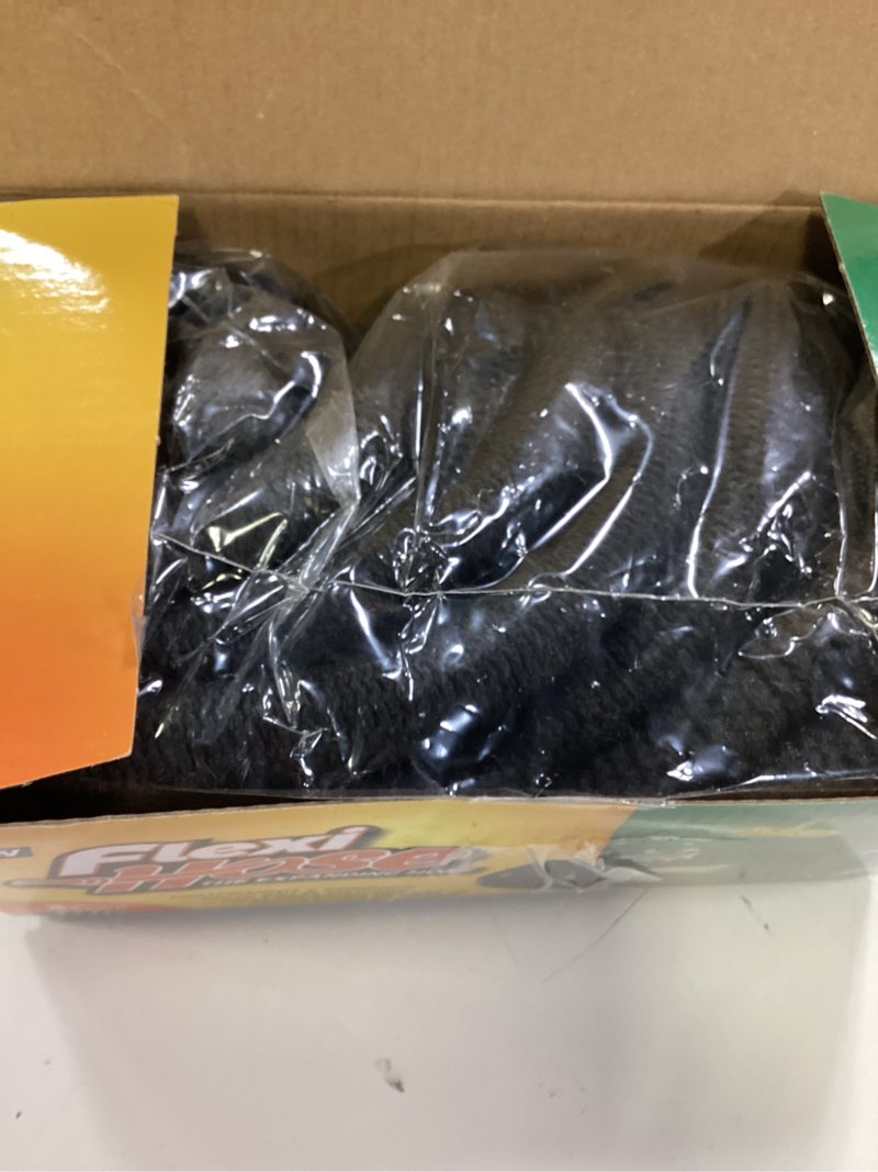 Condition photo showing New/Like New for flexi hose lightweight expandable garden hose, 50ft - retractable garden hose, water hose - no-kink flexibility, 3/4 inch solid brass fittings and double latex core black 50 ft