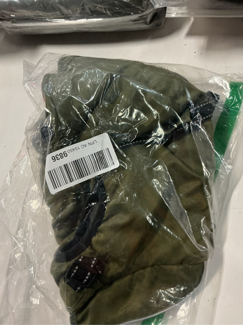 Condition photo showing New/Like New for dog winter coat with harness built-in | waterproof dog jacket with zipper & fleece lining | reflective cold weather coat for small medium large dogs medium red