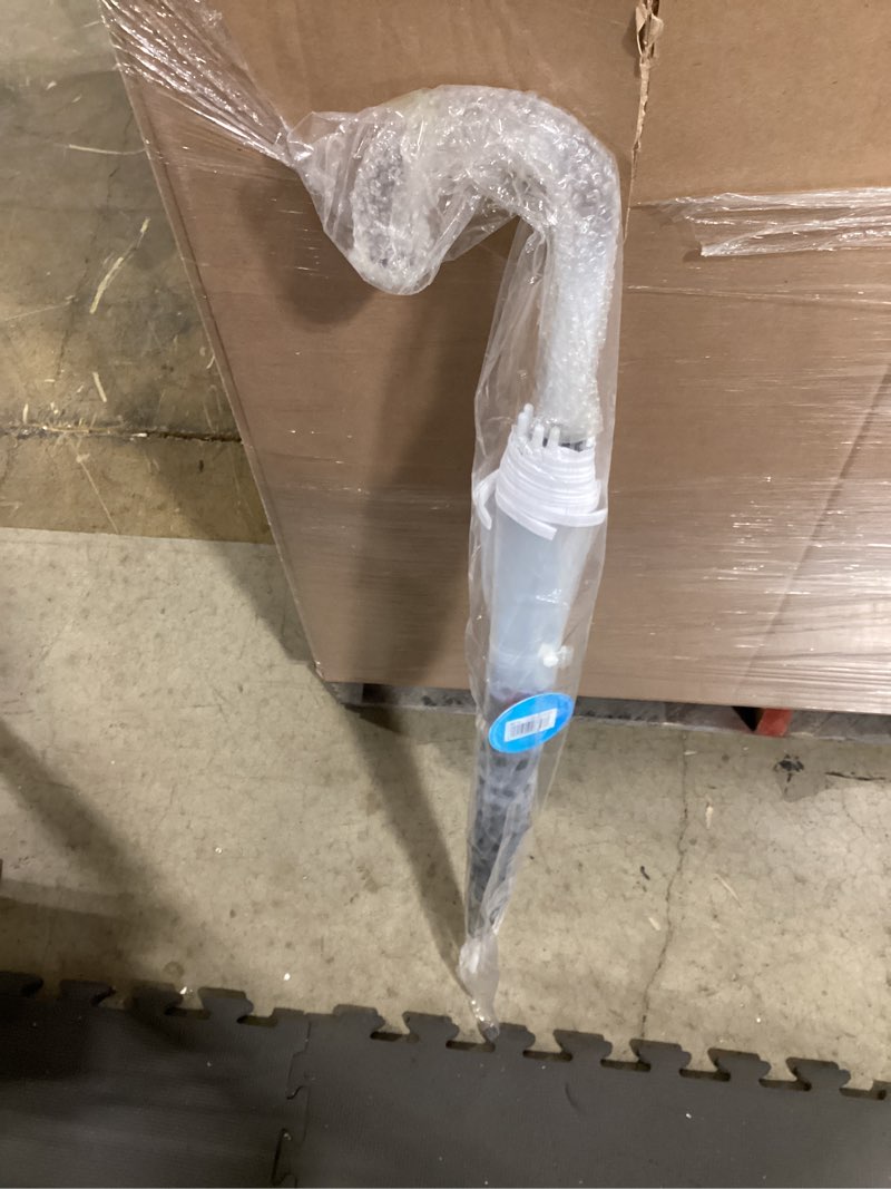 Condition photo showing New/Like New for shedrain auto open bubble stick umbrella, silver dots