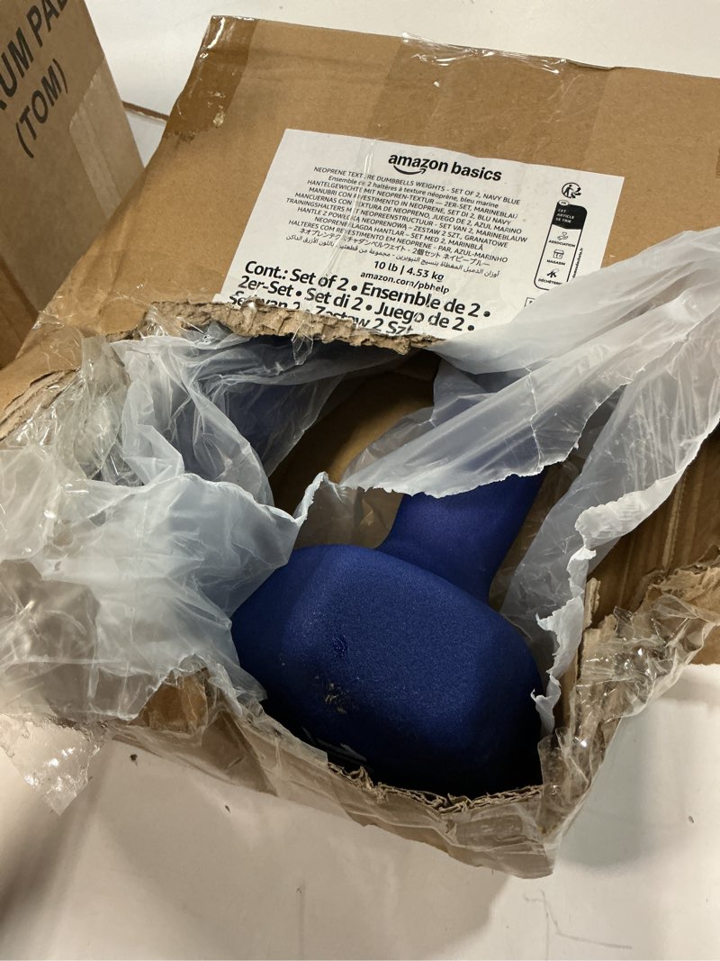 Condition photo showing Good Condition for Amazon Basics Neoprene Dumbbell Hand Weights for Exercise and Muscle Toning 10 Pound, Pair