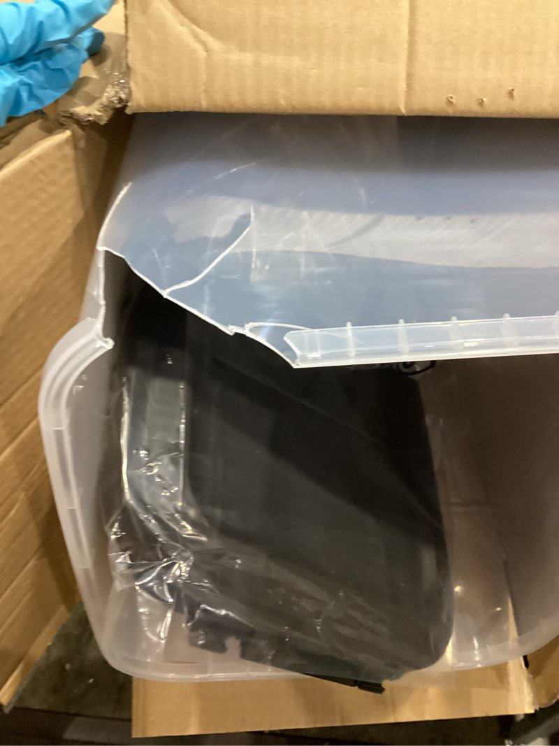 Condition photo showing As Is for amazon basics pet food storage container 50lbs 50lbs 1