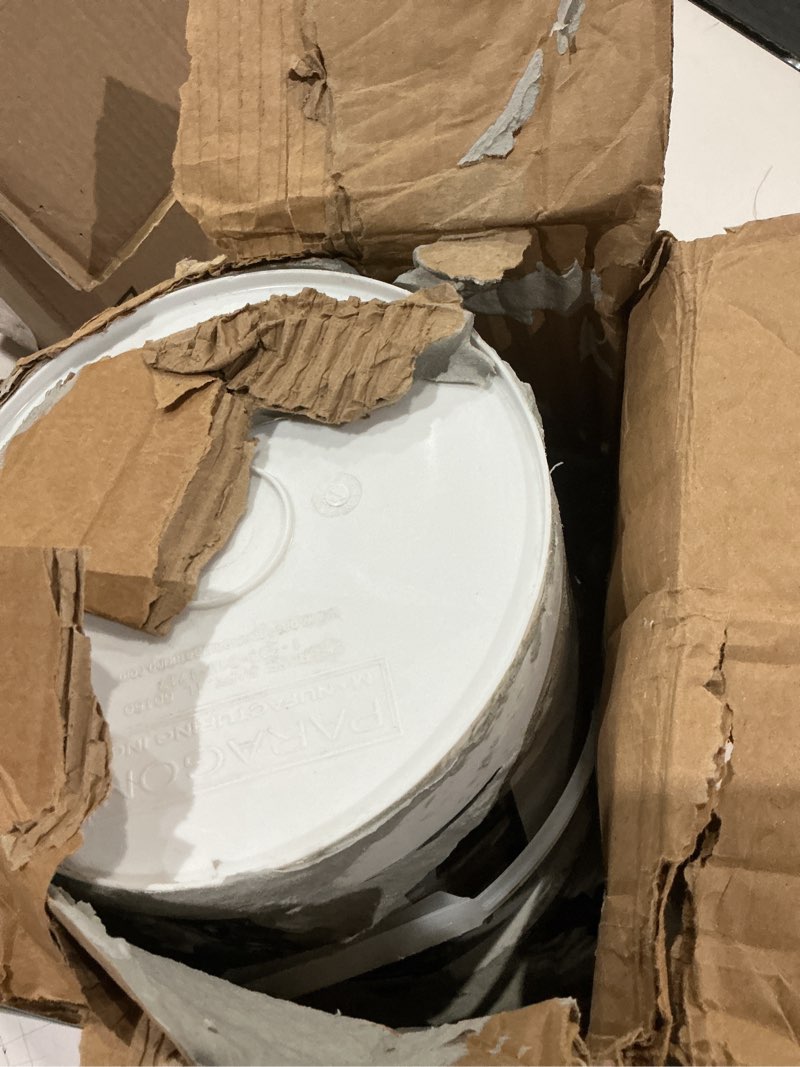 Condition photo showing As Is for brushable chimney crown repair, 2 gallon