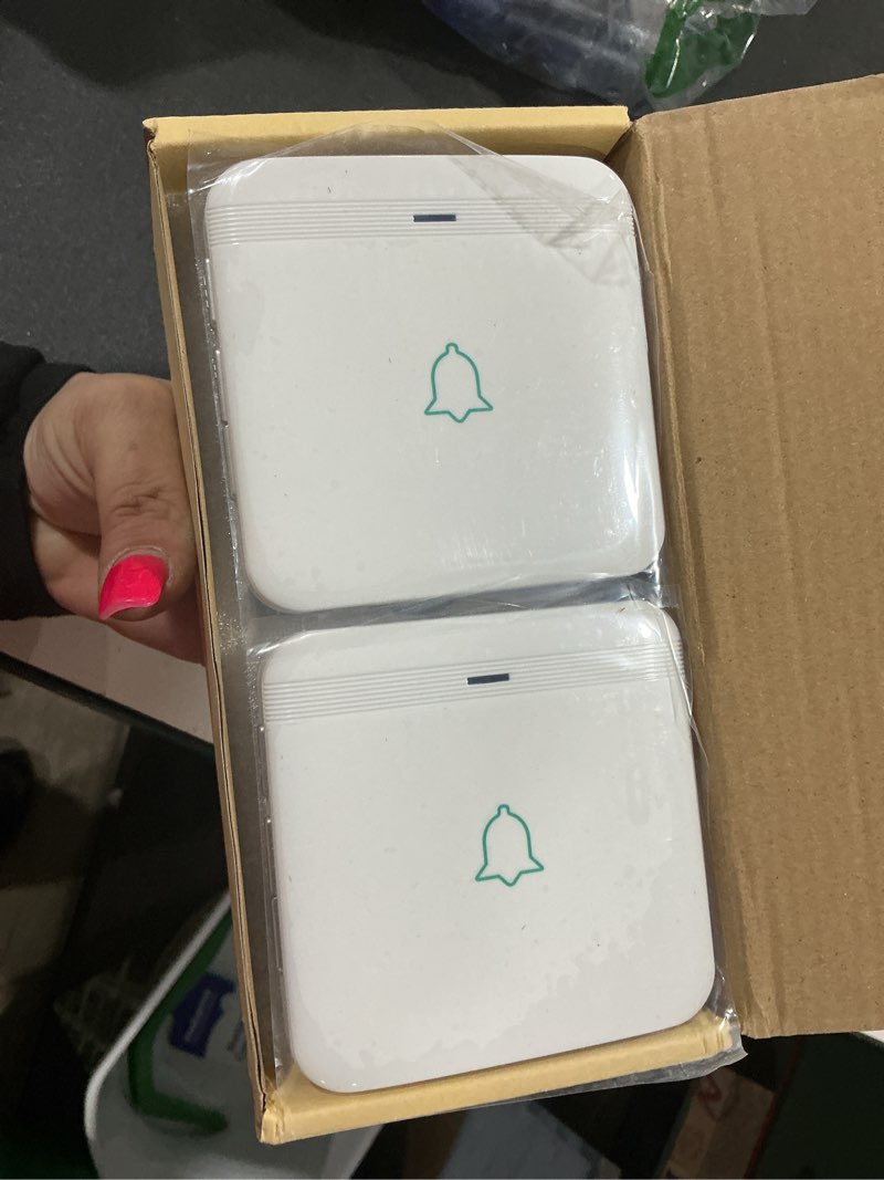Condition photo showing Good Condition for AVANTEK Wireless Doorbell, D-3W Waterproof Door Chime Kit Operating at over 1300 Feet with 2 Plug-In Receivers, 52 Melodies, CD Quality Sound and LED Flash White