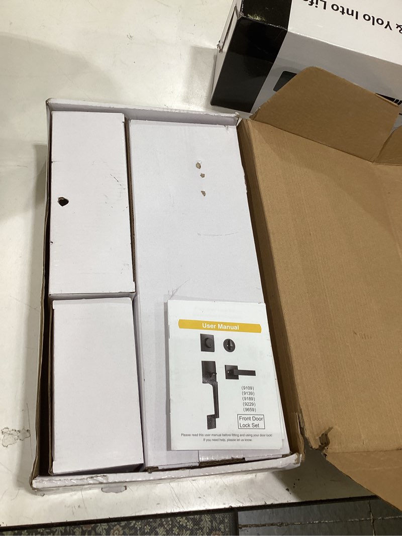Condition photo showing Good Condition for goldenwarm front door lock set, door handle exterior, front door handle set, black front door handle and deadbolt set, exterior door lock set black 1 deadbolt set