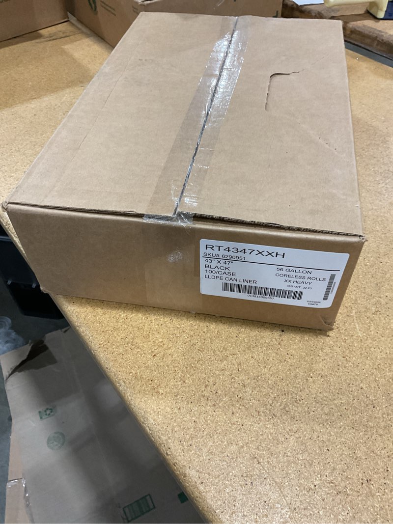 Condition photo showing New/Like New for trash bag blk 56g 100ct