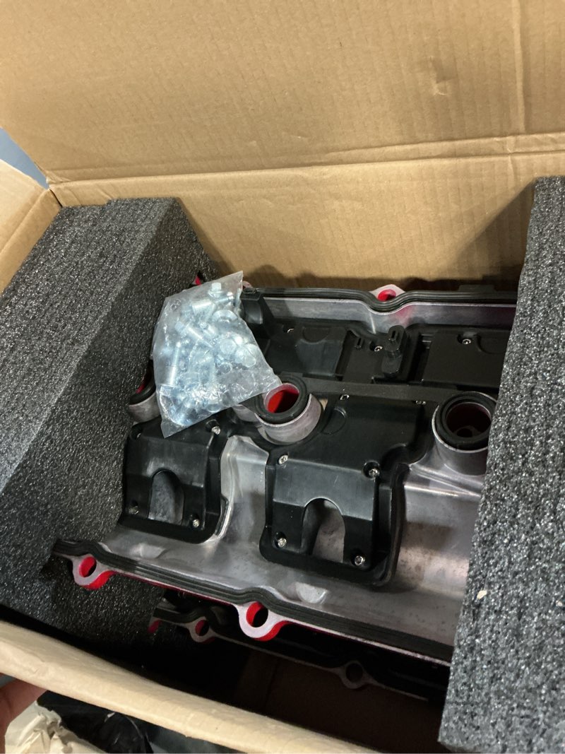 Condition photo showing Good Condition for NewYall 3.7L Left and Right Aluminum Engine Valve Cover with Cap Gaskets Bolts for Infiniti G37 M37 Q50 Q60 Q70 QX50 QX70 Nissan 370Z 2008-2020