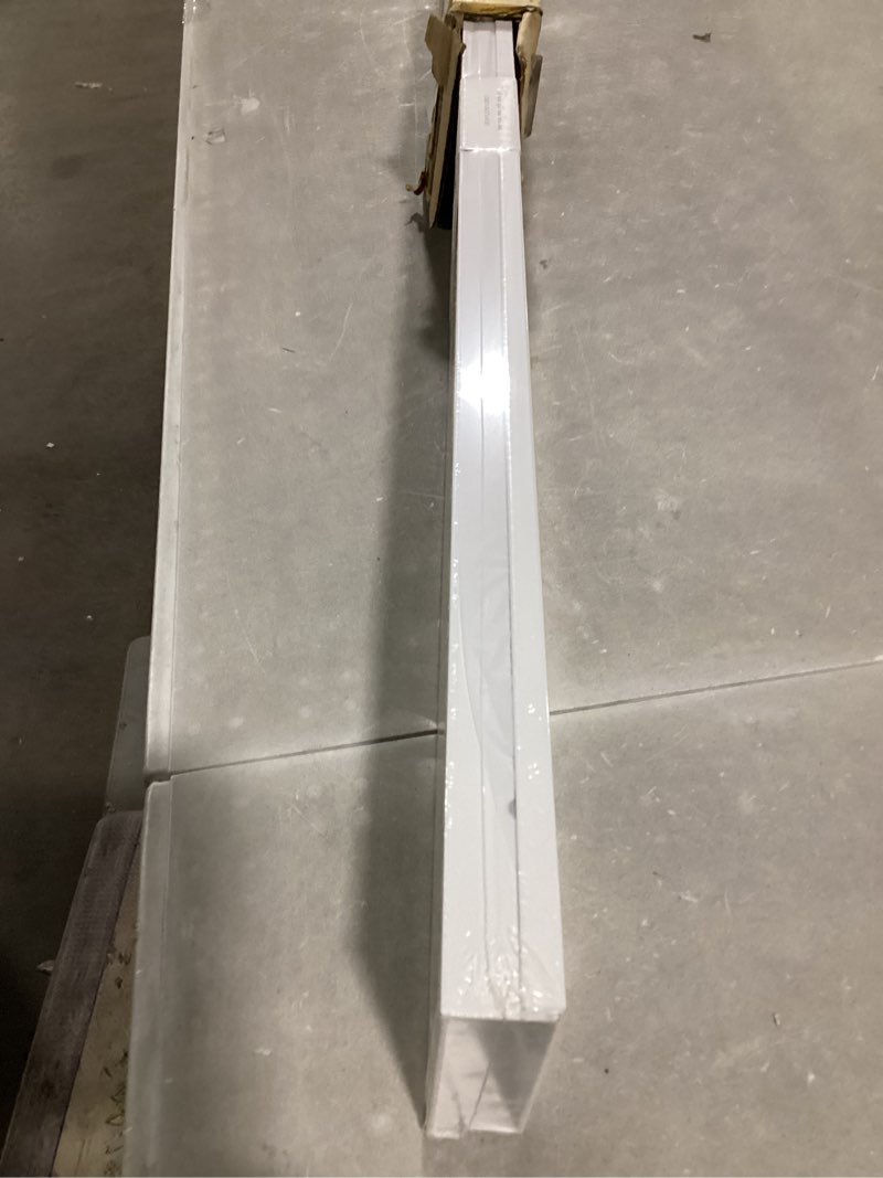 Condition photo showing Good Condition for Metal Picture Ledge, Wall Mounted Floating Shelf - 36" White (Set of 2) 36" - Set of 2