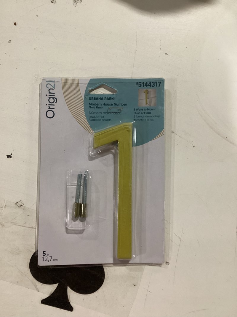 Condition photo showing item condition for Origin 21 Urbana Park 5-in Gold Number 1