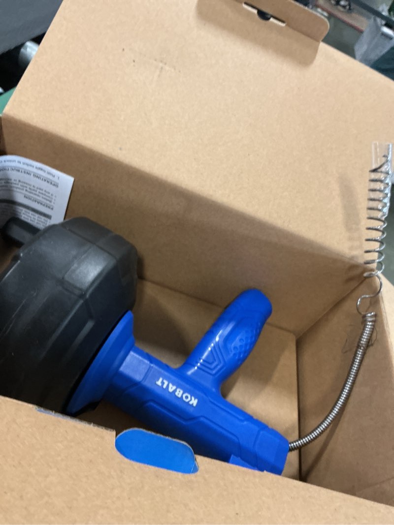 Condition photo showing Good Condition for Kobalt 1/4-in x 25-ft High Carbon Wire Drain Auger