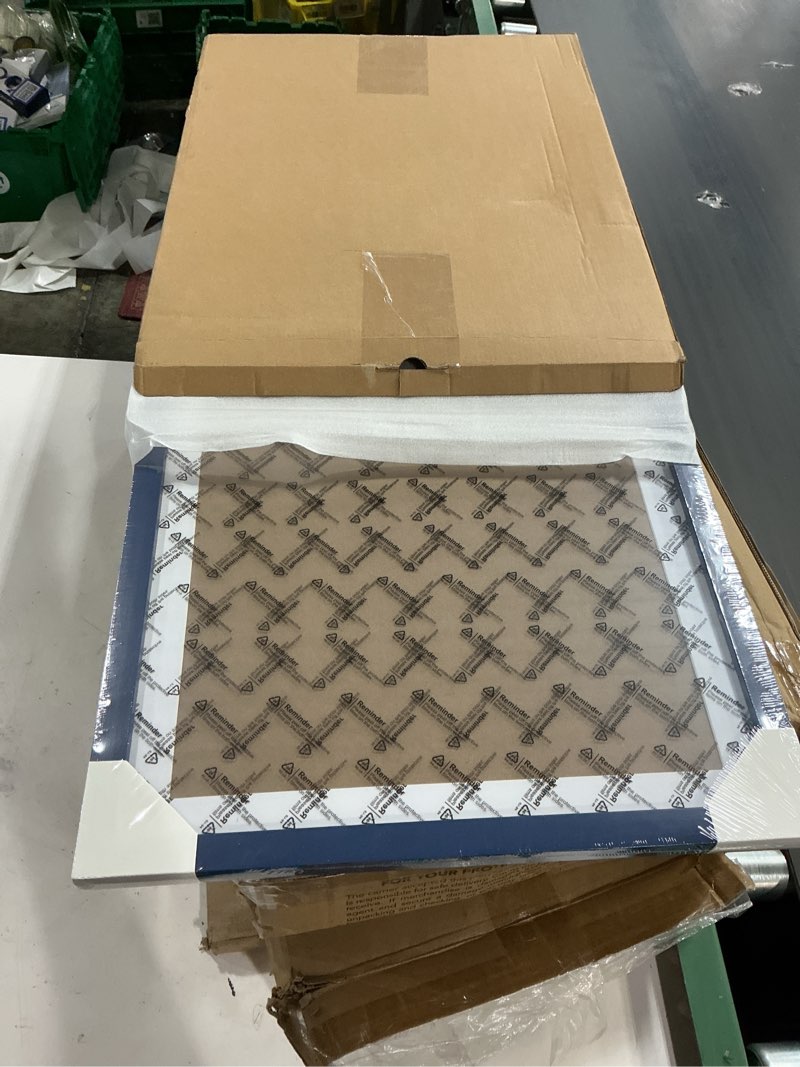 Condition photo showing New/Like New for 14x18 Picture Frame Diamond Painting Frames Poster Frames Made of Solid Wood,Display Pictures 12x16 with Mat or 14x18 without Mat for Photos, Paintings,Walls Decoration,Anniversary,Wedding,Christmas Jazz Blue 14x18 inch