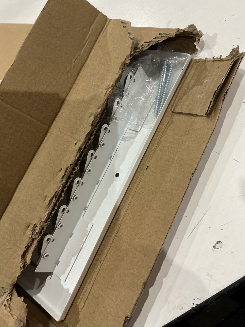 Condition photo showing Good Condition for fits 16x8 duct opening 3 way steel air supply diffuser by handua | register vent cover grille for sidewall and ceiling | white | outer dimensions: 17.75" x 9.75" 1 16" x 8" duct size