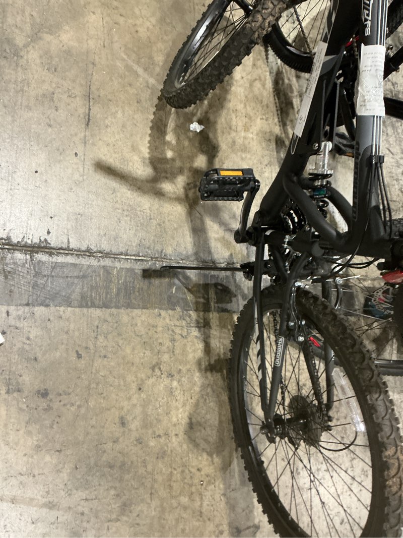 Condition photo showing As Is for used))24” hyper bicycles havoc dual suspension mountain bike. ages 8-12