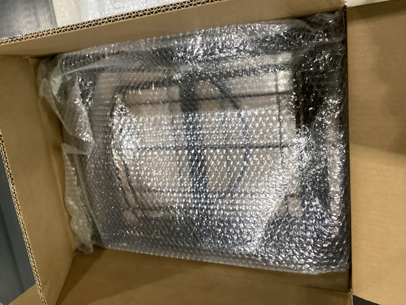 Condition photo showing Good Condition for dual trash can pull out under kitchen sink counter, no can, slider for double 35qt bins(7-9 gal), recycling bin & garbage can pullout kit, quiet close sturdy shelf, requires cabinet ?16"w*17"h*23"d