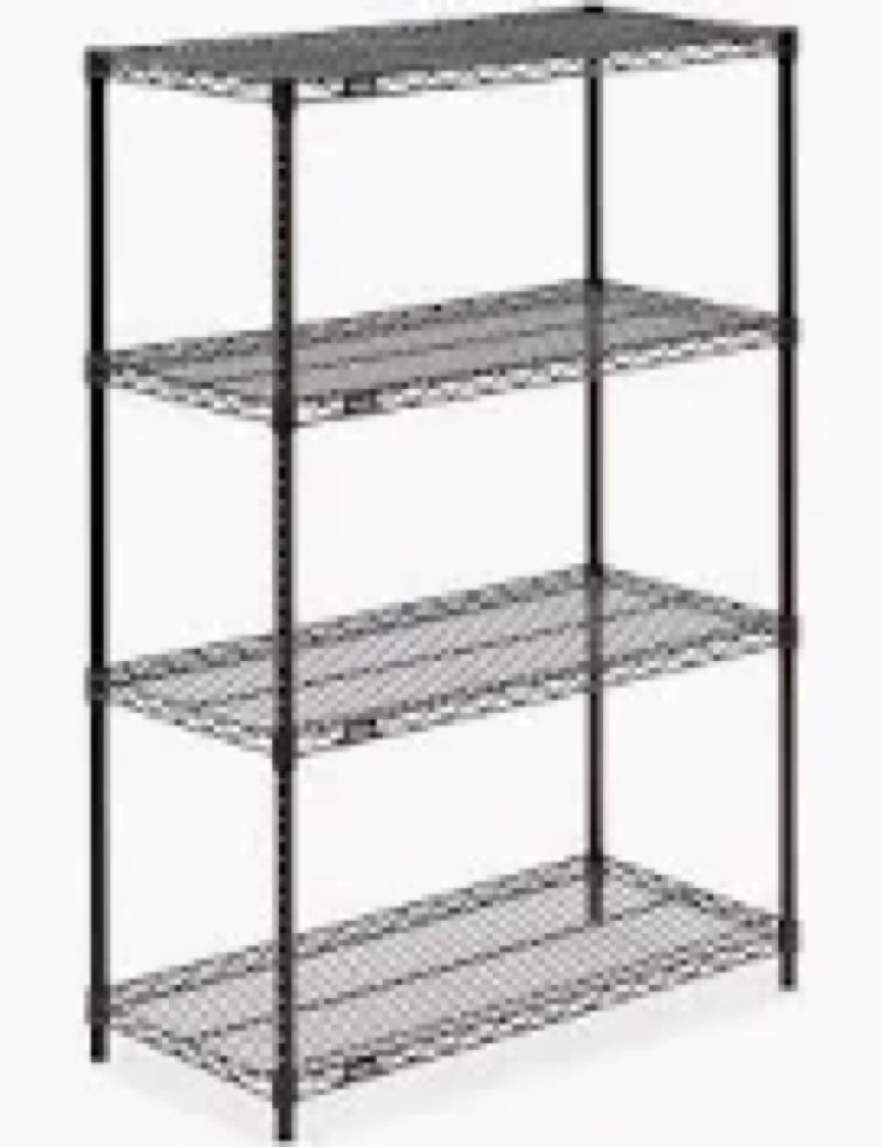 Black Wire Shelving Unit - 5 Tier 